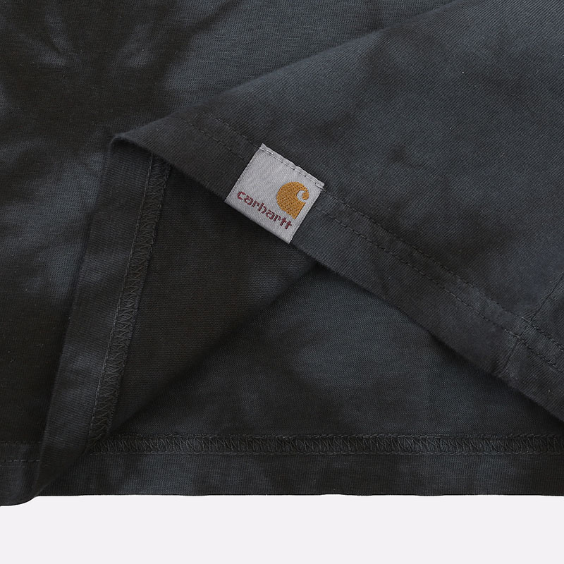 Лонгслив Carhartt WIP L/S Tab T-Shirt (I028933-chr/blk/wht)  - цена, описание, фото 3
